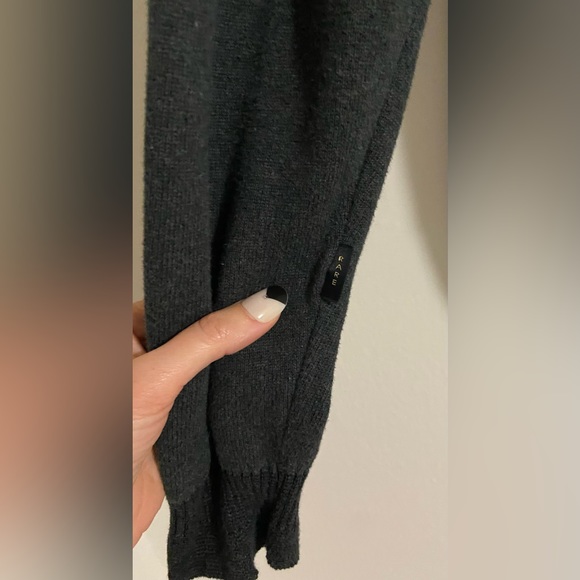 Rare Rabbit Made In India Men’s Full Zip Knit Sweater Gray Size Medium M - Picture 9 of 9